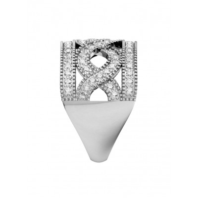 Stylish wide diamond Band